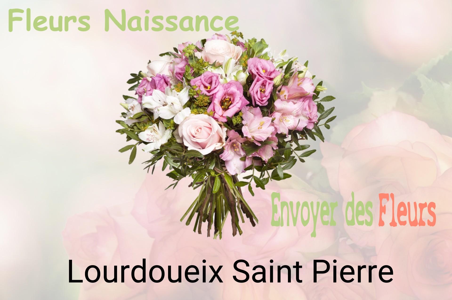 Bouquet de fleurs de naissance livré à Lourdoueix-Saint-Pierre