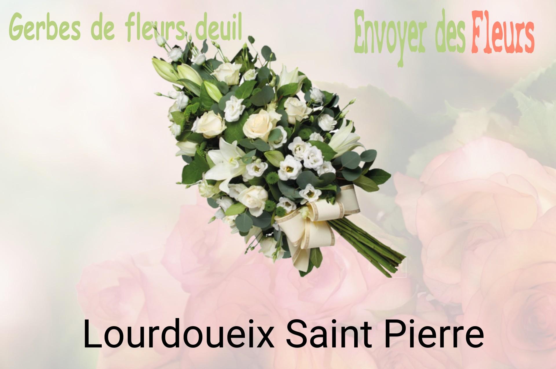 Gerbe de fleurs de deuil livrée à Lourdoueix-Saint-Pierre